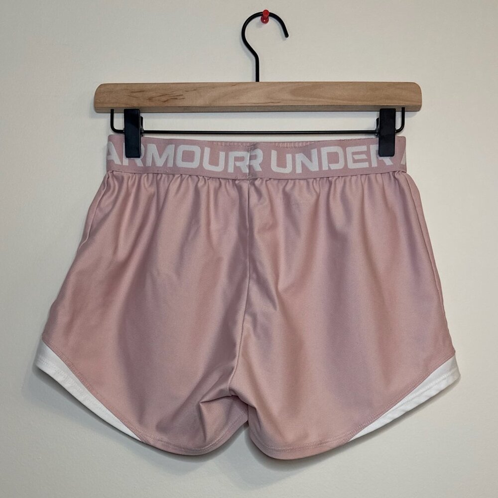 Under Armour Women's Play Up 2.0 Athletic Shorts Pink Size S - Picture 3 of 6